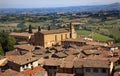 Old Tuscan Town Church San Gimignano Tuscany Italy Royalty Free Stock Photo