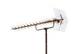 Old TV antenna isolated