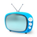 Old tv cartoon 3d Royalty Free Stock Photo