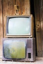 Old TVs Royalty Free Stock Photo