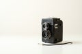 Old twin lens camera Royalty Free Stock Photo