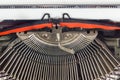 Old type writer Royalty Free Stock Photo