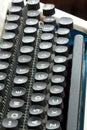 Old typewriter keyboard Royalty Free Stock Photo