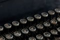 Old Typewriter Keys Royalty Free Stock Photo