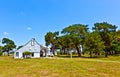 Old typical historic farmhouse