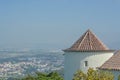 Old typical portuguese house on top Royalty Free Stock Photo