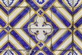Old typical tiles of Lisbon in Portugal Royalty Free Stock Photo