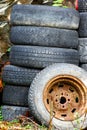 Old tyres