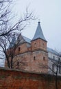Old Ukrainian autumn church Royalty Free Stock Photo