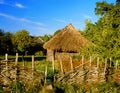 Old ukrainian house, Open-air museum of ukrainian architecture, Kiev, Pirogovo, Ukraine, Europe Royalty Free Stock Photo