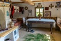 Old ukrainian house, Open-air Museum of Folk Architecture and Folkways of Ukraine in Pyrohiv Pirogovo village near Kiev, Ukraine