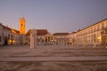 Old university courtyard in Coimbra