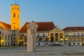 Old university courtyard in Coimbra