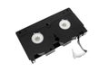Old unusable vhs video cassette tape Royalty Free Stock Photo