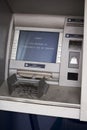 Old unused ATM machine Royalty Free Stock Photo