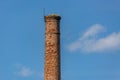 An old unused chimney made of bricks Royalty Free Stock Photo