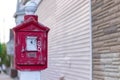 Old fire alarm station at Everett Massachusetts Royalty Free Stock Photo