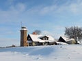 Old Uostadvaris Lighthouse, Lithuania Royalty Free Stock Photo