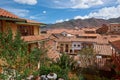 Old urban city Cusco in Peru Royalty Free Stock Photo