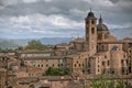 Old Urbino, Italy, Cityscape at Dull Day Royalty Free Stock Photo