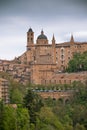 Old Urbino, Italy, Cityscape at Dull Day Royalty Free Stock Photo