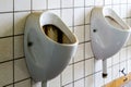 Old urinal toilet