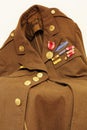 Old US Army Jacket Royalty Free Stock Photo