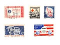 Old US postage stamps - collectibles