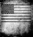 Old USA flag Royalty Free Stock Photo