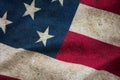 Old USA flag background Royalty Free Stock Photo