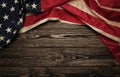 Old USA flag Royalty Free Stock Photo