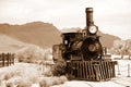 Old USA train Royalty Free Stock Photo