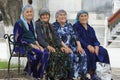 Old Usbek women, Samarkand, Uzbekistan Royalty Free Stock Photo