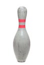 Old used bowling pin Royalty Free Stock Photo