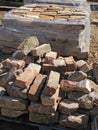 A Old Used Bricks Royalty Free Stock Photo