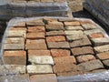 Old Used Selected Bricks Royalty Free Stock Photo