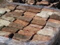 A Old Used Bricks Royalty Free Stock Photo