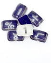 Old used buttons from a calculator Royalty Free Stock Photo