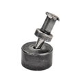 Old Used Eyelets Punching Tool Royalty Free Stock Photo