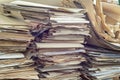 Old used paper. Royalty Free Stock Photo