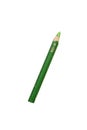 Old used short green crayon pencil