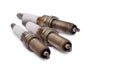 Old used spark plug Royalty Free Stock Photo