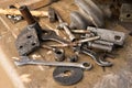 Old used tools