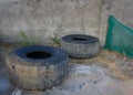 Old Used Truck Tires
