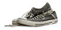 Old used and worn out sneakers or trainers Royalty Free Stock Photo