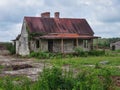 1940 old vacant farm house Royalty Free Stock Photo