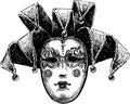 Old venetian mask