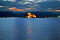 Old venetian water castle of Bourtzi Royalty Free Stock Photo