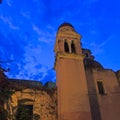 Old venetians church at night Royalty Free Stock Photo