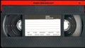 Old vhs cassette